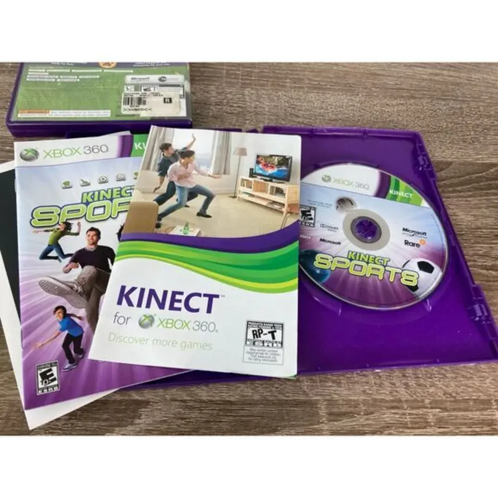 Xbox 360 Game Lot: Kinectimals, Kinect Sports, Shrek, PocketBike Racer